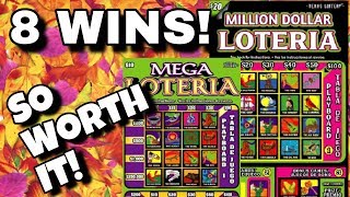 BIG WIN BIG PROFIT 20 MILLION DOLLAR LOTERIA 40 in Texas Lottery Tickets [upl. by Nyl]