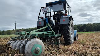 talerzowanie ścierniska po gryce 🚜🚜2024r [upl. by Sorcim]