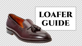 Loafer Shoes Guide For Men  Tassel Penny Gucci Horsebit Weejuns amp Slipon Slipper Explained [upl. by Gove]