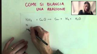 come si bilancia una reazione [upl. by Low]