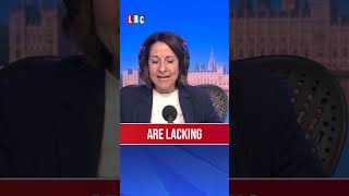 Liz Kendall caught out over how many jobs are available on the market right now  LBC [upl. by Anikes845]