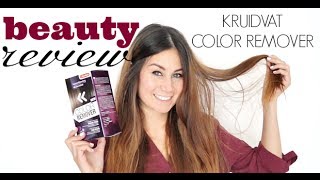 Review Kruidvat Color Remover [upl. by Marris]