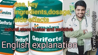 Himalaya Geriforte tabletusekeyingredientssideeffectsdosageEnglish explanation [upl. by Ruenhcs]