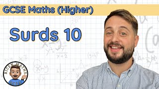 Surds 10 • Exam Questions • GCSE Maths Higher 🧮 [upl. by Leamhsi]