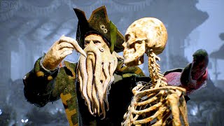 MK1 Davy Jones Performs All Fatalities  Pirates Of The Caribbean Fortnite [upl. by Llatsyrc]