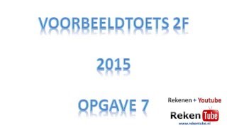 rekentoets 2015 oefenopgave 7 [upl. by Nykal]