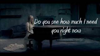 Avril Lavigne  When Youre Gone with lyrics HD [upl. by Jarlathus]