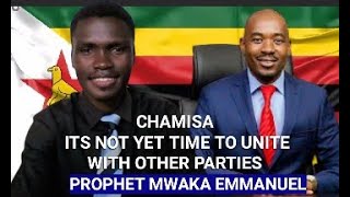 Prophecy For Zimbabwe 2024  ITS NOT YET TIME TO UNITE [upl. by Aihsemot]