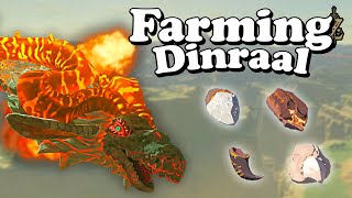 Dinraal Farming Tested MANY Locations in Zelda Breath of The Wild [upl. by Picardi]