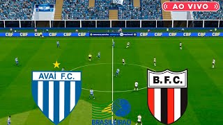 AVAI X BOTAFOGO SP  AO VIVO COM IMAGENS DO BRASILEIRÃO SERIE B  ASSISTA AGORA  DIRETO DO PES2021 [upl. by Norling]