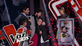 Juanse Laverde recibe el Single de Oro  Yatra y Sus Amigos  La Voz Kids Colombia 2019 [upl. by Ollopa]