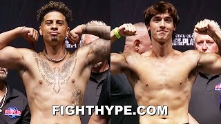 BEEF AUSTIN MCBROOM VS BRYCE HALL WEIGHIN amp ROWDY FACE OFF TRADE quotBATTLE OF THE PLATFORMSquot WORDS [upl. by Hgiel]