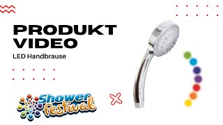 Starlyf Shower Festival  Duschkopf mit Farbwechsel LED Handbrause  Deutsch [upl. by Etteval757]