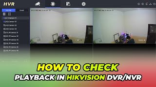 How To Check Playback In Hikvision DVR [upl. by Einnaf47]