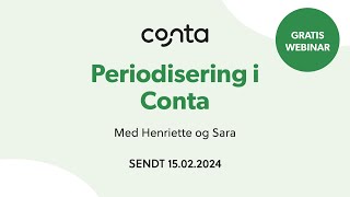 Webinar Periodisering i Conta [upl. by Sy]