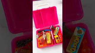 Cute Mini 90s Lunchbox Opening Satisfying Video ASMR 🧃shorts mini [upl. by Hgiel]