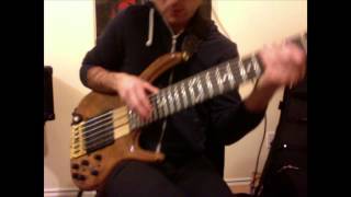 Bach TwoPart Invention No1  Arranged for Solo Electric Bass [upl. by Sabella]