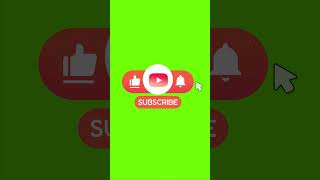 Free Youtube Subscribe button Green Screen Template 02 shorts [upl. by Pathe]