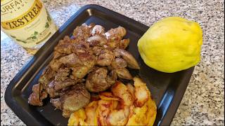 Ficatei cu Gutui Prajite  Livers with Fried Quince [upl. by Betteann]