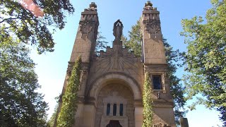 The Ossarium and Military cemetery in village of Kbelnice 4K [upl. by Peri456]