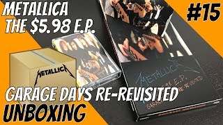 Unboxing 15 Metallica The 598 EP Garage Days ReRevisited Longbox CD amp cassette [upl. by Enirtak]