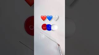 ❤️💙🤍 Color mixing colormixing satisfying shorts tiktok asmr [upl. by Wurster]