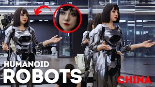 CHINAS EXROBOTS DEVELOPS HUMANOIDS WITH ENHANCED FACIAL MOVEMENT [upl. by Ikaz62]