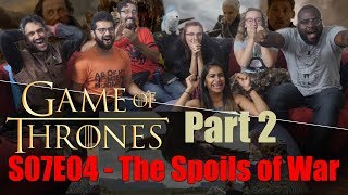 Game of Thrones  7x4 The Spoils of War Part 2  Group Reaction [upl. by Hgiellek]