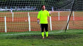 Soccer Goalkeeper Drills For Breakaway Saves at Keeperstopcom Clinic [upl. by Chill]