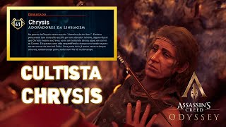 LOCALIZAÇÃO DA CULTISTA CHRYSIS  ASSASSINS CREED ODYSSEY [upl. by Coray]