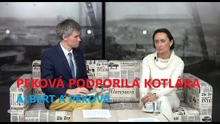 Dr SOŇA PEKOVÁ PODPORILA Dr PETRA KOTLÁRA  ALBERT a PEKOVÁ [upl. by Simons]