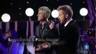 Sergio Dalma y Pablo Alborán Especial de Navidad quotQuienquot [upl. by Naenej]