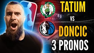 PRONOSTIC NBA  mes pronos pour la finale NBA Boston Celtics  Dallas Mavericks [upl. by Eilata]