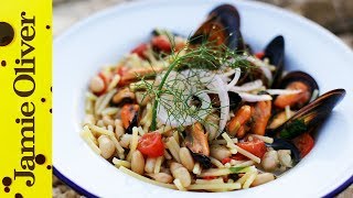 Seafood Pasta with Cannellini Beans  Gennaro Contaldo [upl. by Attwood]