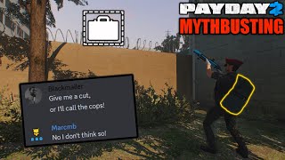 Outsmarting the Blackmailer  PAYDAY2 Mythbusting [upl. by Ahsimet]