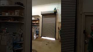 400 SERIES HEAVY DUTY ROLLING STEEL SERVICE DOOR INSTALLED BY LION GARAGE DOOR REPAIRampINSTALLATION [upl. by Alym]