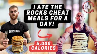 Eating The Rock’s Cheat Meals For a DAY [upl. by Adlay571]