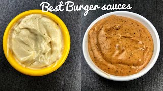 Burger sauce Recipe  Garlic Mayo recipe  Perfect for zinger grill amp chicken burgerEat Yummyy [upl. by Nilkoorb23]