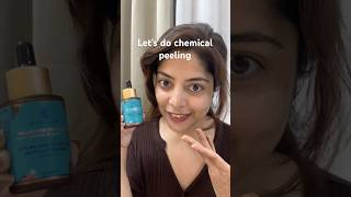 Get rid of dark spots By Chemical Peeling at home 🌸 skincareregime chemicalpeeling darkspots [upl. by Annmaria419]