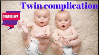 Monochorionic diamniotic twins complication  identical twins [upl. by Etac553]