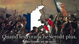 quotChant du départquot  National Anthem of The First French Empire [upl. by Yelsehc]