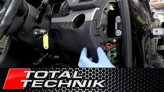 How to Remove Lower Dash Panel Under Steering Wheel  Audi A4 S4 RS4  B6 B7  20012008 [upl. by Nailimixam66]