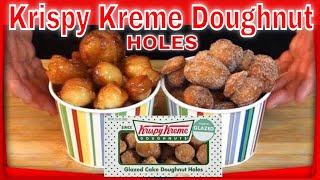 Krispy Kreme Doughnuts Recipe Copycat  Doughnut Holes [upl. by Tonnie]