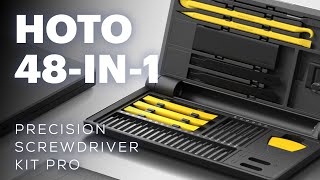 Hoto 48in1 Precision Screwdriver Kit  Goods In 45 [upl. by Mechling]