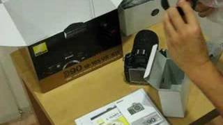 Nikon D90 unboxing [upl. by Eiramnaej107]