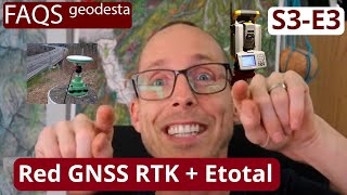 Diseñar una red GNSS RTK con estación total [upl. by Aramat285]