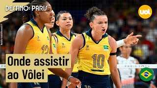 BRASIL X EUA NA SEMIFINAL DO VÔLEI FEMININO ONDE ASSISTIR À TRANSMISSÃO AO VIVO [upl. by Ivan]