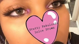 Contacts Review Pretty Fabulouz Dolce Brown [upl. by Mateo]