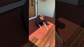 Installing Outdoor Tile Over Wood Deck [upl. by Aisayt122]