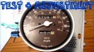 Motorcycle Speedometer Accuracy Test amp Adjustment [upl. by Finah]